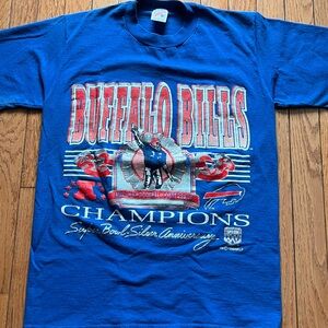 Vintage Buffalo Bills AFC Champs Super Bowl XXV T-shirt